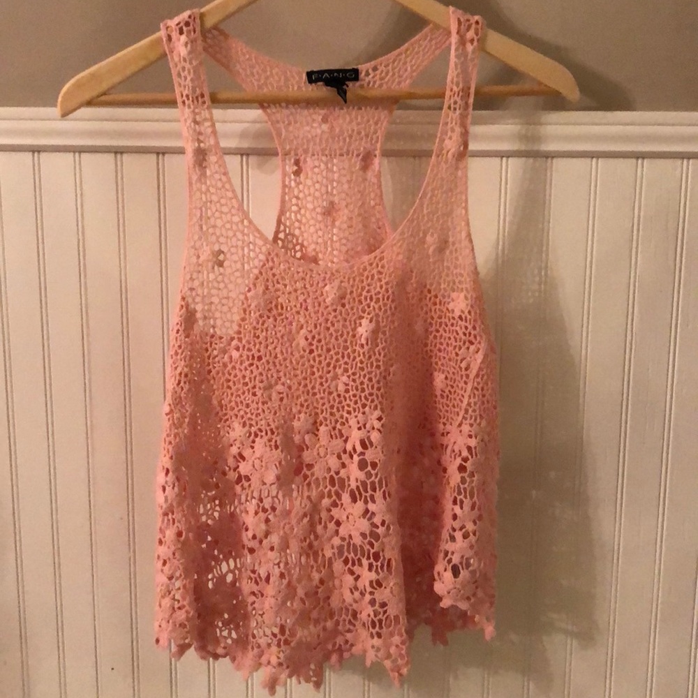 Pink flower tank!